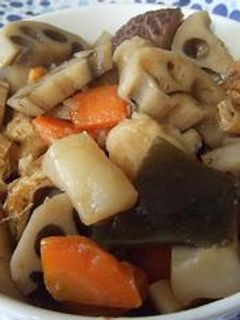 秋の根菜煮物-レシピのメイン写真