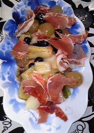 旬を楽しむ♪ぶどうとネギのマリネ-レシピのメイン写真