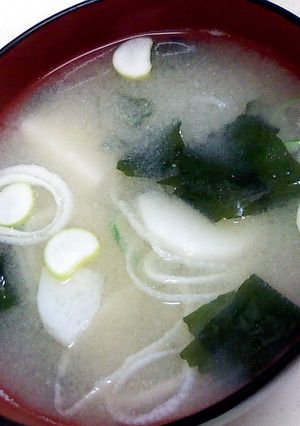 長芋の味噌汁-レシピのメイン写真
