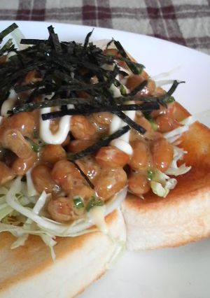✿トースト納豆✿-レシピのメイン写真