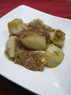 ♪里芋と挽き肉のオイスターソース煮♪-レシピのメイン写真