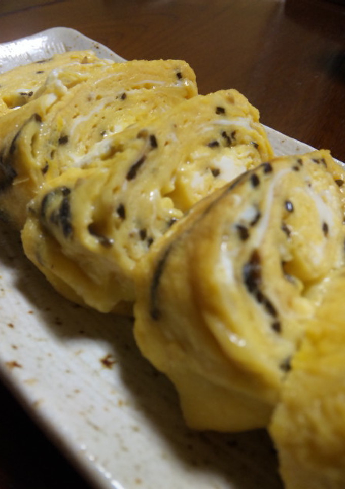 塩昆布とチーズの卵焼き♪-レシピのメイン写真