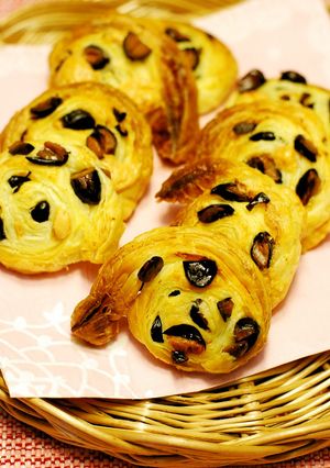 黒豆とチーズのくるくるパイ-レシピのメイン写真