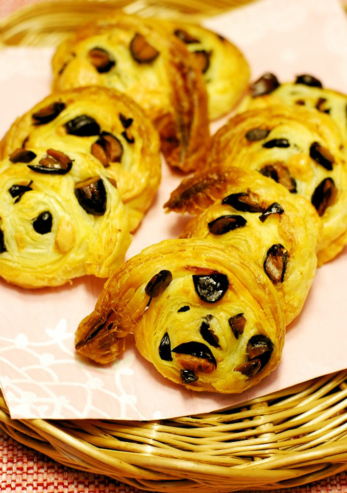 黒豆とチーズのくるくるパイ-レシピのメイン写真