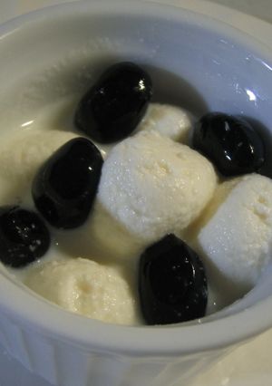リコッタチーズと黒豆のミルク風味ドルチェ-レシピのメイン写真
