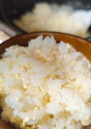 白米かさまし！豆腐入り白ご飯☆-レシピのメイン写真