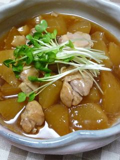 鶏肉と大根の煮物~生姜あん仕立て~-レシピのメイン写真