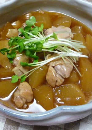 鶏肉と大根の煮物～生姜あん仕立て～-レシピのメイン写真