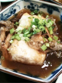 きのこ揚げだし豆腐 秋の味覚-レシピのメイン写真
