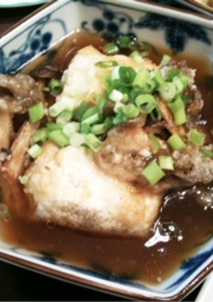きのこ揚げだし豆腐　秋の味覚-レシピのメイン写真