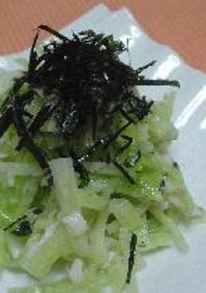 緑大根の胡麻ピヨあえ-レシピのメイン写真