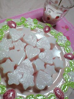 *雪苺ラテでいちごみるくかん*-レシピのメイン写真