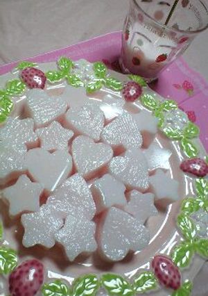 *雪苺ラテでいちごみるくかん*-レシピのメイン写真