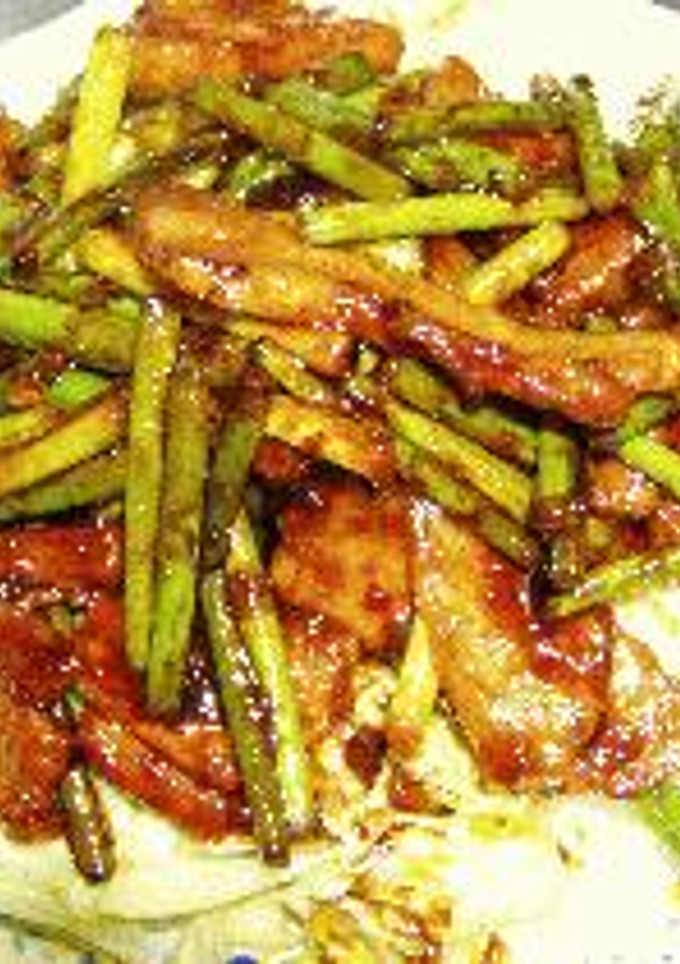 ぶたとにんにくの芽の中華炒め-レシピのメイン写真