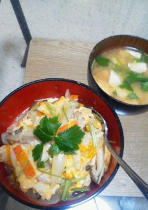 残り物で☆卵とじ丼-レシピのメイン写真