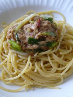ツナねぎ和風パスタ-レシピのメイン写真