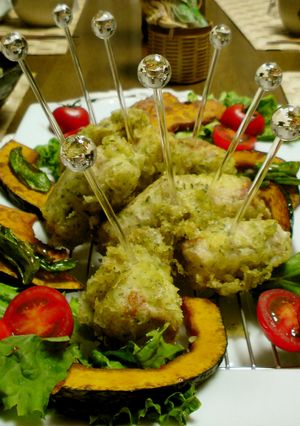 とろ～り♬　チーズの肉巻きフリッター-レシピのメイン写真