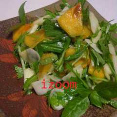 รูปของ 柿＊りんご＊かぶ　秋の果物と野菜のサラダ
