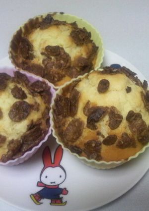 簡単チョコフレークカップケーキ-レシピのメイン写真