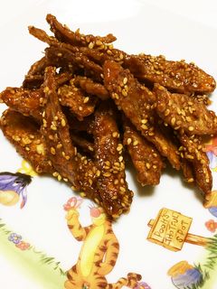 こってり甘辛☆ソースごぼう♪超簡単!-レシピのメイン写真