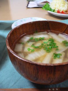 1手間で♫白菜のお味噌汁に格段のコク!!-レシピのメイン写真