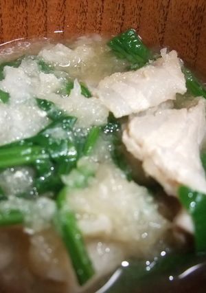 簡単! 大根おろしのほっこり煮-レシピのメイン写真