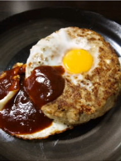 チーズin目玉焼きハンバーグ-レシピのメイン写真