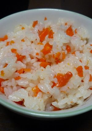 たっぷり甘ーい☆人参ご飯-レシピのメイン写真