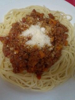 ミートソーススパゲティ-レシピのメイン写真