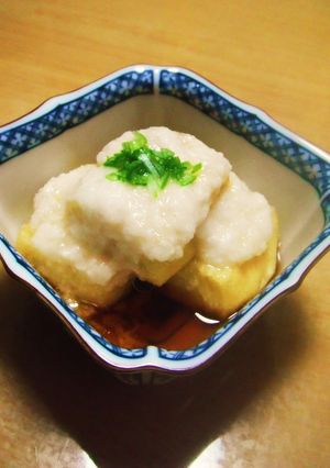 ＊揚げ出し豆腐の長いもかけ＊-レシピのメイン写真