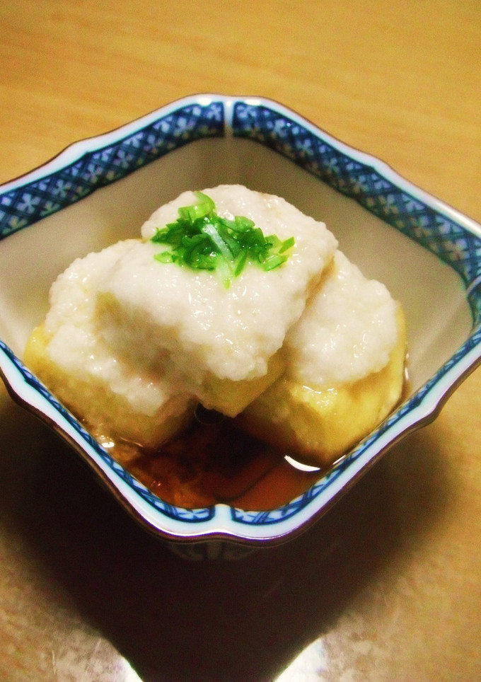 ＊揚げ出し豆腐の長いもかけ＊-レシピのメイン写真