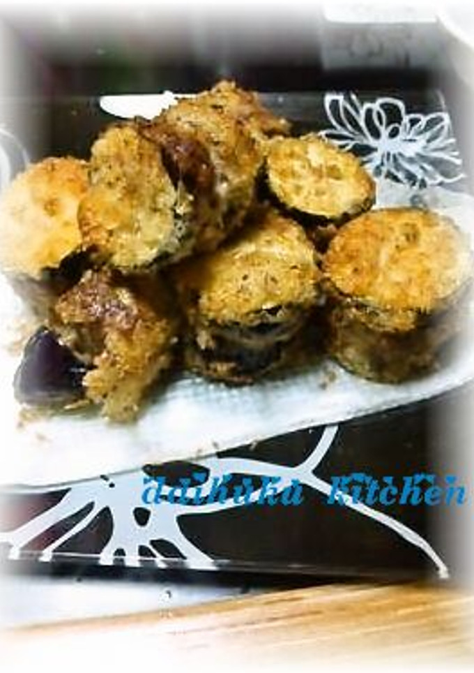 なすのひき肉はさみ揚げ-レシピのメイン写真