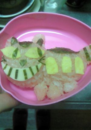 キャラ弁☆かわいい!ネコバス-レシピのメイン写真
