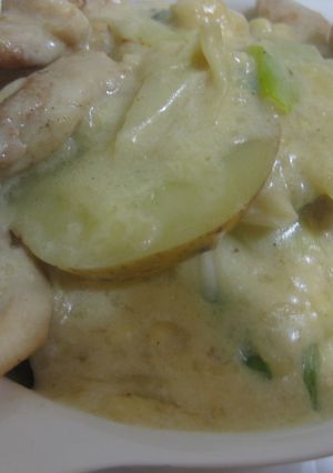 さっと出来☆鶏肉と長葱のとろりクリーム煮-レシピのメイン写真