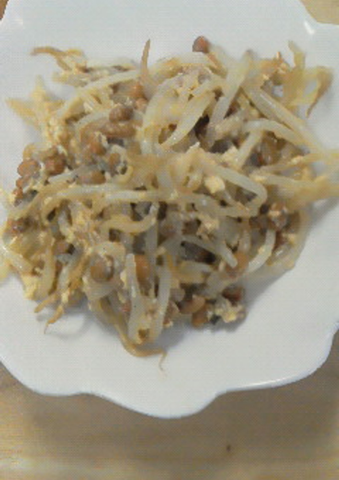 簡単もやし納豆炒め-レシピのメイン写真