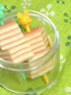 お弁当に❤ハムとチーズのミルフィーユ風-レシピのメイン写真