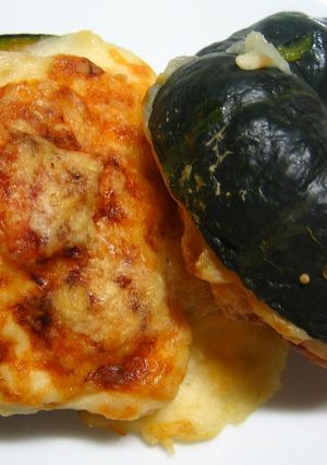 今日はカボチャでグラタン！-レシピのメイン写真