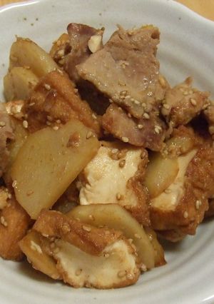 豚肉と生揚げのほっくり炒め-レシピのメイン写真