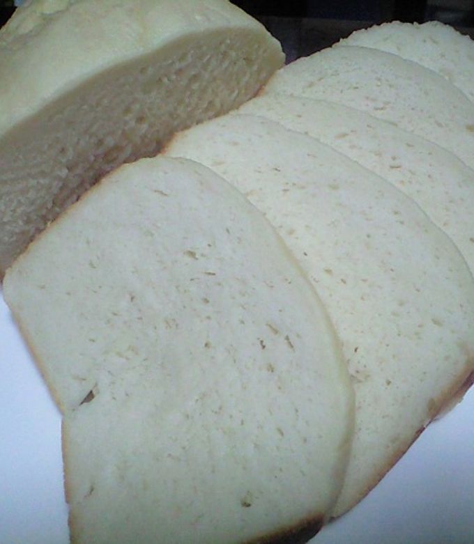 我が家のホームベーカリーでお米から食パン-レシピのメイン写真