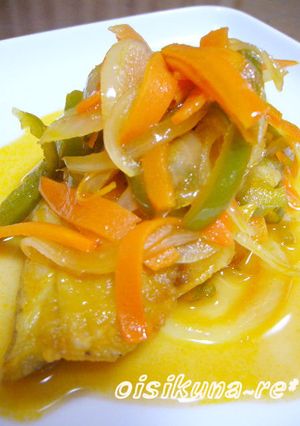 鰆の野菜たっぷりケチャップ甘酢煮-レシピのメイン写真