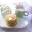 甘さ控えめのかぼちゃパンケーキ