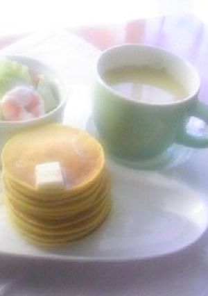 甘さ控えめのかぼちゃパンケーキ-レシピのメイン写真