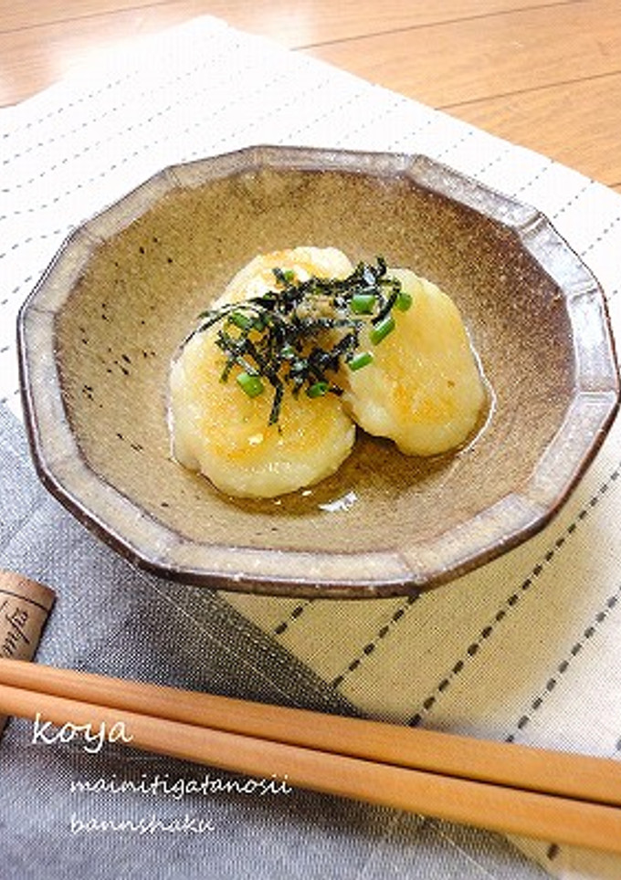 もちもちじゃがいも団子の和風あんかけ-レシピのメイン写真