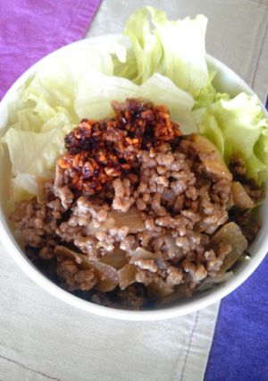 丼ON食べるラー油-レシピのメイン写真