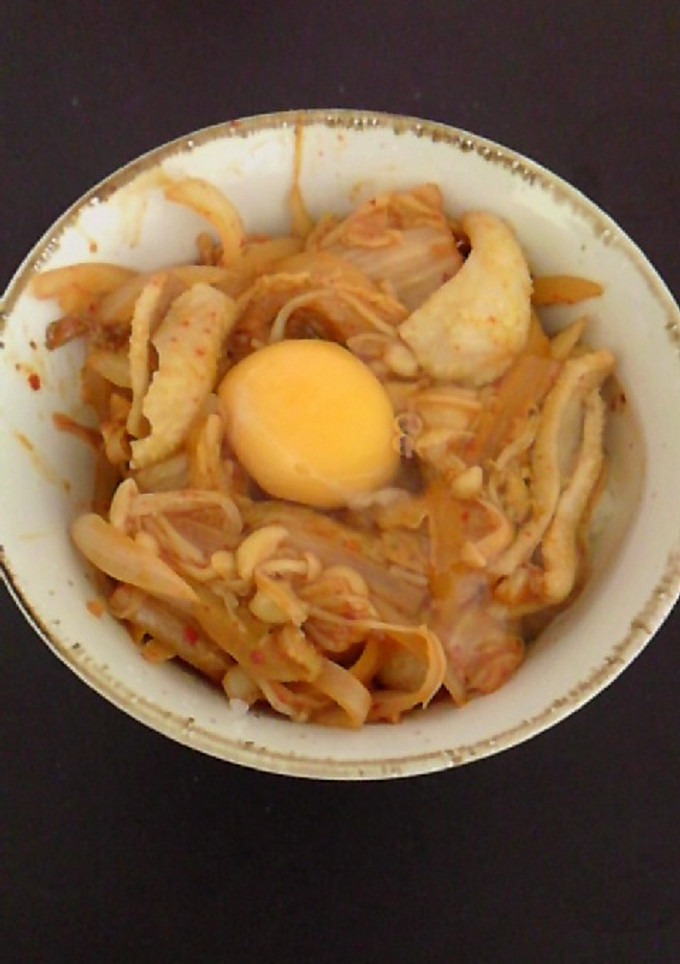 とり皮のキムチ炒め-レシピのメイン写真