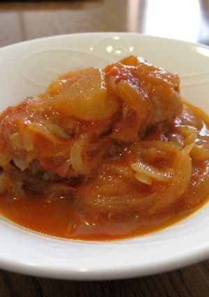 手羽元とりんごのトマトクリーム煮-レシピのメイン写真