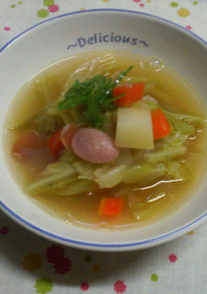 簡単☆そのまま煮るだけ野菜いっぱいスープ-レシピのメイン写真