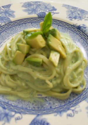 アボカドクリームパスタ～バジル風味-レシピのメイン写真