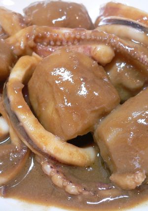 里芋といかの煮物-レシピのメイン写真