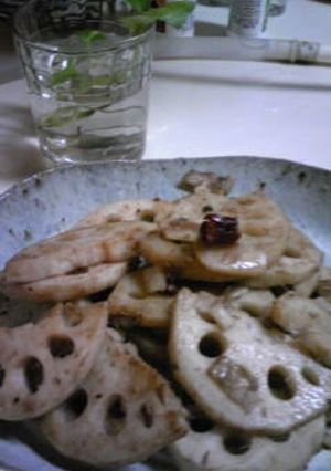 簡単イタリアン☆れんこんのアンチョビ焼き-レシピのメイン写真
